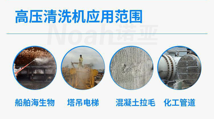 移动式高压清洗泵应用范围
